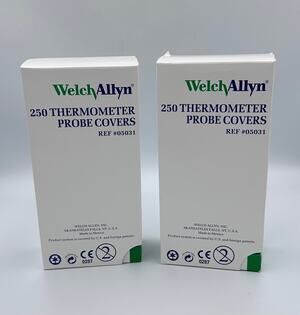 500 Welch Allyn Hillrom 05031 Probe Covers SureTemp Thermometer SEALED